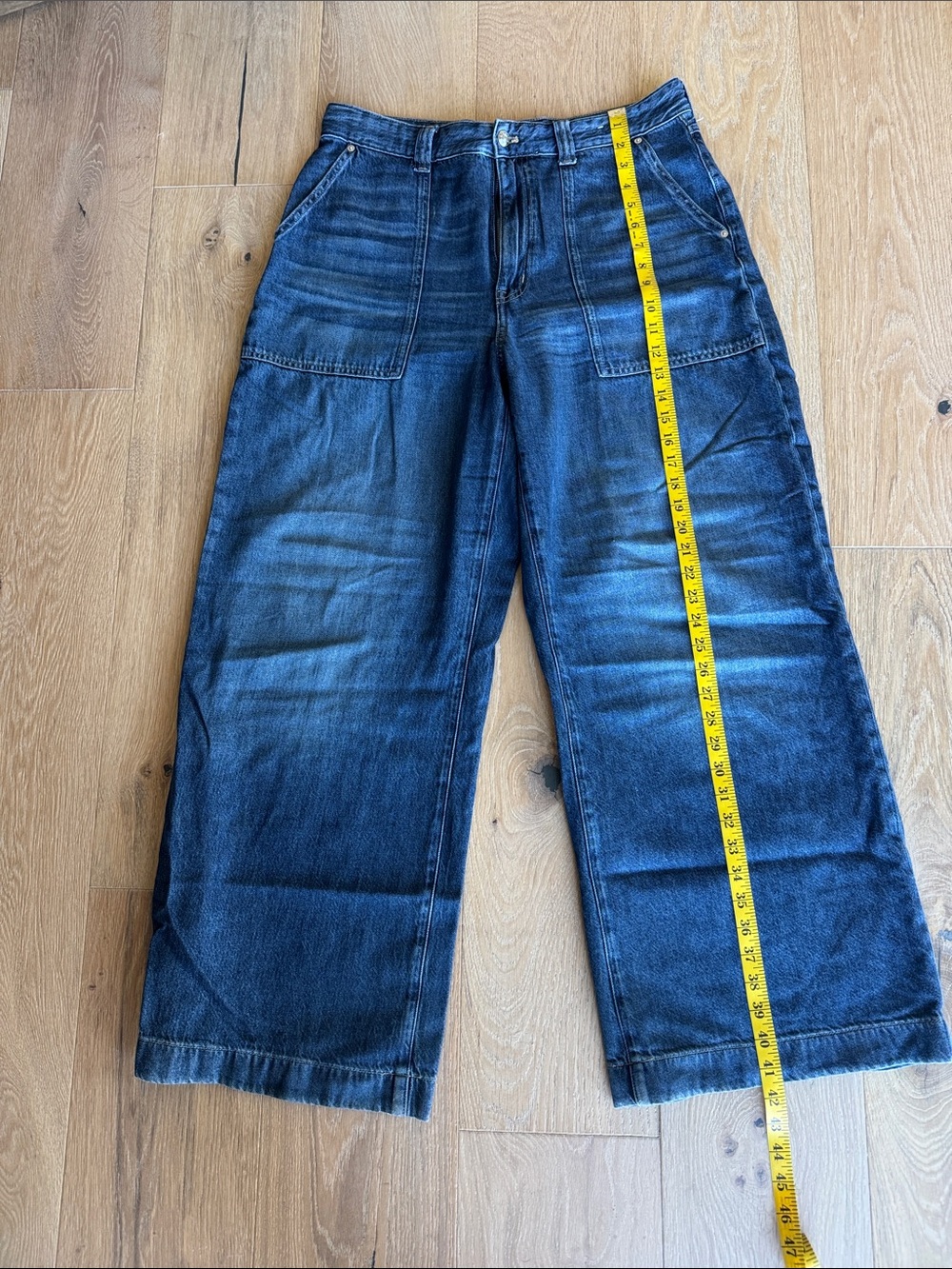 Madewell super wide leg Jean